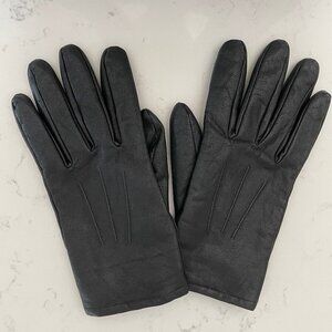 Climonix Genuine Leather Thinsulate Insulated Poly Lined Gloves Black Sz L NWOT